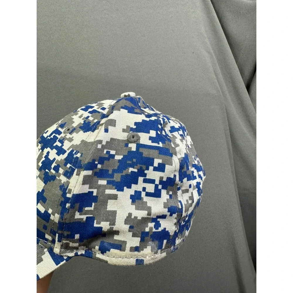 Kansas City Royals‎ Hat Youth KC Digital Camo Baseball Blue Grey Adjustable Cap